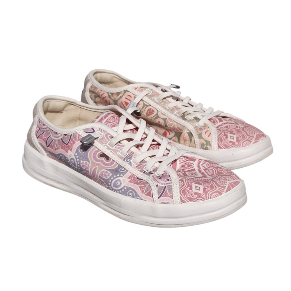 Hey Dude Karina Joy Mandala Pink 122175060 Women's Slip On Sneakers Size 8